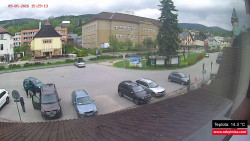 Střed obce Rokytnice nad Jizerou