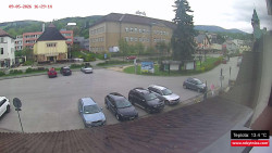Střed obce Rokytnice nad Jizerou