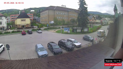 Střed obce Rokytnice nad Jizerou