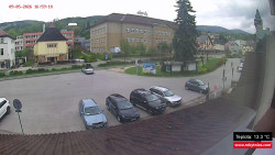 Střed obce Rokytnice nad Jizerou