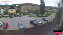 Střed obce Rokytnice nad Jizerou