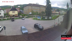 Střed obce Rokytnice nad Jizerou