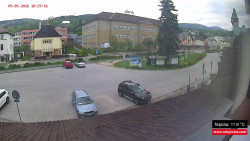 Střed obce Rokytnice nad Jizerou