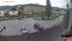Střed obce Rokytnice nad Jizerou