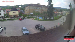 Střed obce Rokytnice nad Jizerou