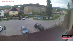 Střed obce Rokytnice nad Jizerou