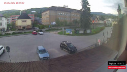 Střed obce Rokytnice nad Jizerou