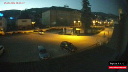 Střed obce Rokytnice nad Jizerou