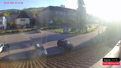 Střed obce Rokytnice nad Jizerou