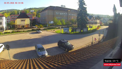 Střed obce Rokytnice nad Jizerou