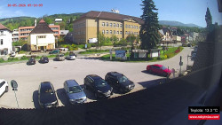 Střed obce Rokytnice nad Jizerou