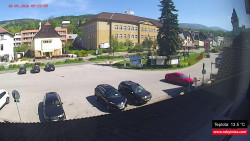 Střed obce Rokytnice nad Jizerou
