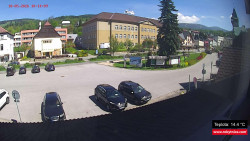 Střed obce Rokytnice nad Jizerou