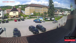 Střed obce Rokytnice nad Jizerou