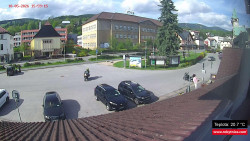 Střed obce Rokytnice nad Jizerou