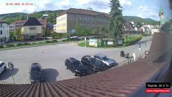 Střed obce Rokytnice nad Jizerou