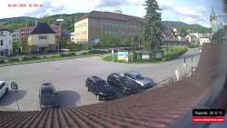 Střed obce Rokytnice nad Jizerou