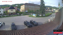Střed obce Rokytnice nad Jizerou