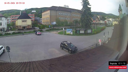 Střed obce Rokytnice nad Jizerou
