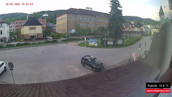 Střed obce Rokytnice nad Jizerou