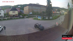 Střed obce Rokytnice nad Jizerou