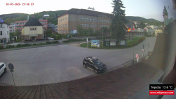 Střed obce Rokytnice nad Jizerou