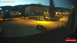 Střed obce Rokytnice nad Jizerou