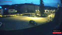 Střed obce Rokytnice nad Jizerou