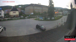 Střed obce Rokytnice nad Jizerou