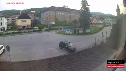 Střed obce Rokytnice nad Jizerou