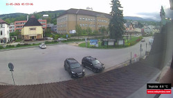 Střed obce Rokytnice nad Jizerou