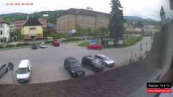 Střed obce Rokytnice nad Jizerou