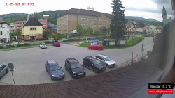 Střed obce Rokytnice nad Jizerou