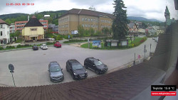 Střed obce Rokytnice nad Jizerou