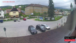 Střed obce Rokytnice nad Jizerou