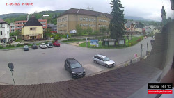 Střed obce Rokytnice nad Jizerou