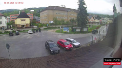 Střed obce Rokytnice nad Jizerou