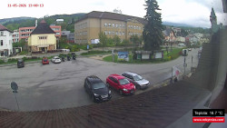 Střed obce Rokytnice nad Jizerou