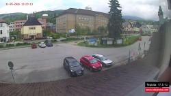 Střed obce Rokytnice nad Jizerou