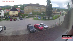 Střed obce Rokytnice nad Jizerou
