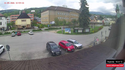 Střed obce Rokytnice nad Jizerou