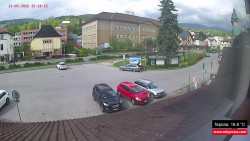 Střed obce Rokytnice nad Jizerou
