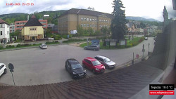 Střed obce Rokytnice nad Jizerou