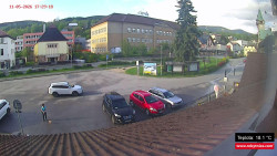 Střed obce Rokytnice nad Jizerou