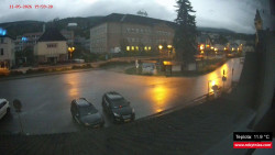 Střed obce Rokytnice nad Jizerou