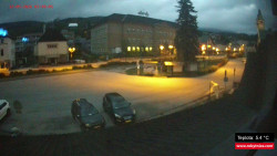 Střed obce Rokytnice nad Jizerou