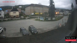 Střed obce Rokytnice nad Jizerou