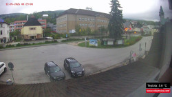 Střed obce Rokytnice nad Jizerou