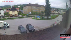 Střed obce Rokytnice nad Jizerou