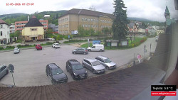 Střed obce Rokytnice nad Jizerou